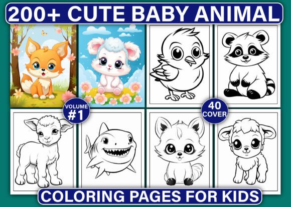 200+ Cute Baby Animal Coloring Pages: A Designer's Toolkit for Whimsy