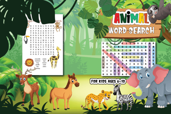 Animal Word Search for Kids KDP PDF: A Complete Publishing Toolkit