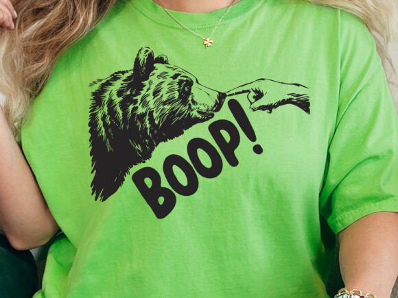 Boop! Svg, Bear Finger Svg, Animal Svg: A Design Asset Breakdown
