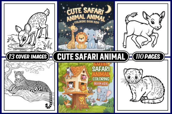 Bring the Jungle Home: Safari Animal Coloring Pages for Kids