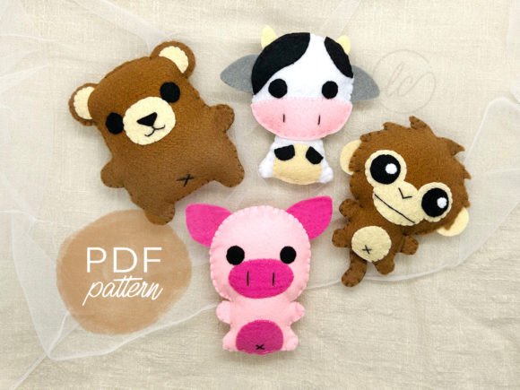 Crafting Adorable Felt Friends: Animal 2.0 Bundles Pattern