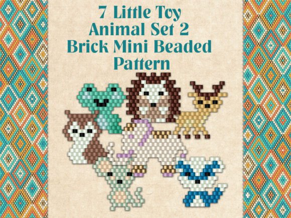 Create Charming Miniature Jewelry with Beaded Animal Patterns