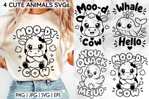 Funny Animal SVG, Funny Duck PNG, Grumpy Designs for Creatives