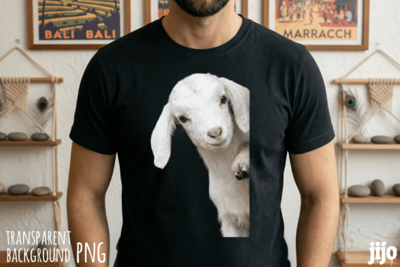 Goat Farm Animal Cute PNG: A Designer's Asset