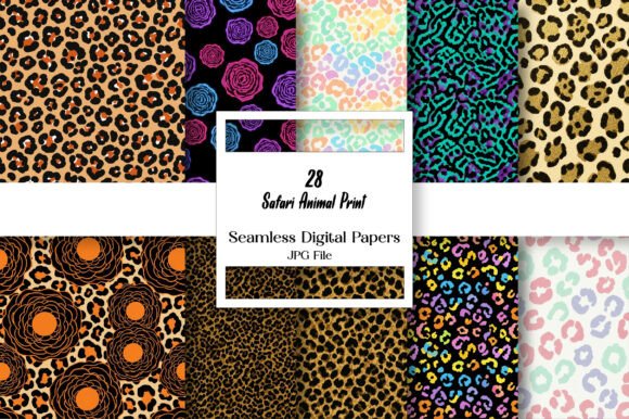 Safari Animal Print Digital Paper: A Designer's Wild Asset