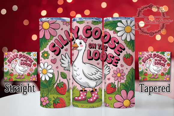 Silly Goose Funny Animal 20oz Tumbler: A Design Asset for Modern Projects
