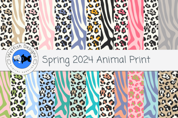 Spring Easter Animal Print Pattern Paper: A Creative Asset