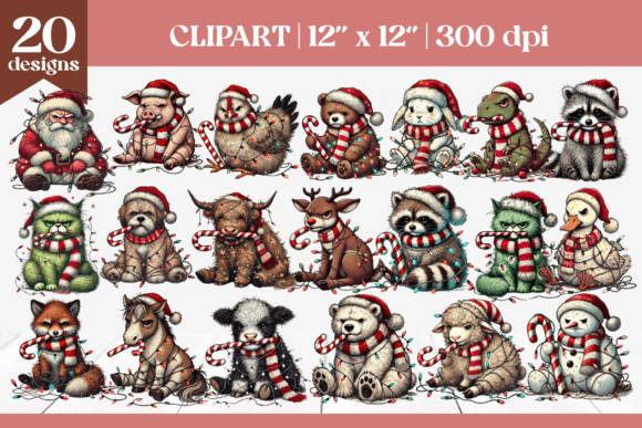 Unwrapping the Charm of Grumpy Christmas Animals
