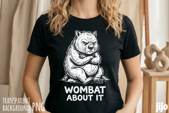 Wombat Animal Humor Sarcastic PNG: A Designer's Secret Weapon